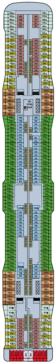 Deckplan Deck 11 – Norwegian Epic