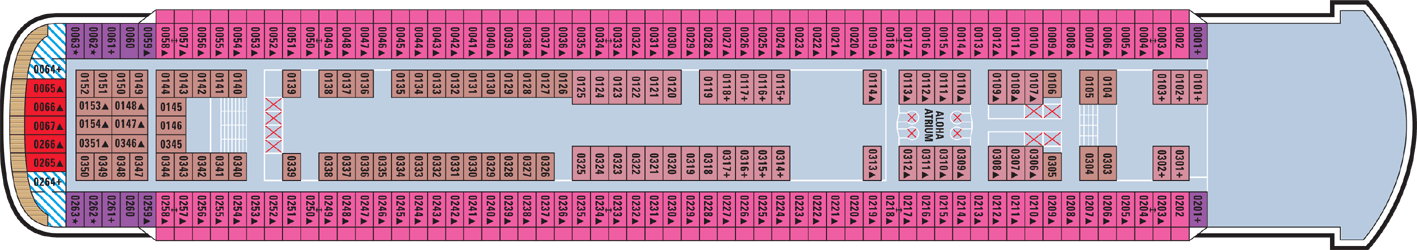 Deckplan Norway Deck – Norwegian Sky