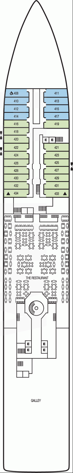 Deckplan Deck 4 – Seabourn Quest