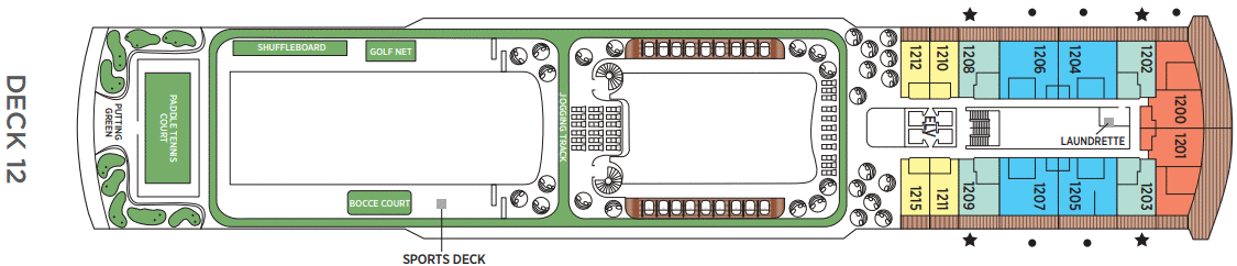 Deckplan Deck 12 – Seven Seas Grandeur