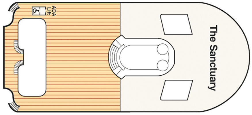 Deckplan Deck 17 Sports – Emerald Princess
