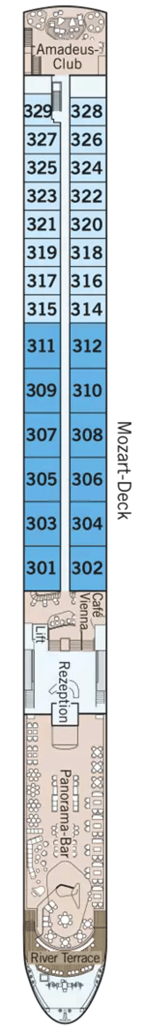 Deckplan 3 - Mozart Deck – Amadeus Riva