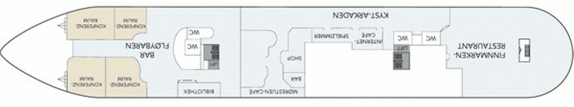 Deckplan Deck 3 – Midnatsol