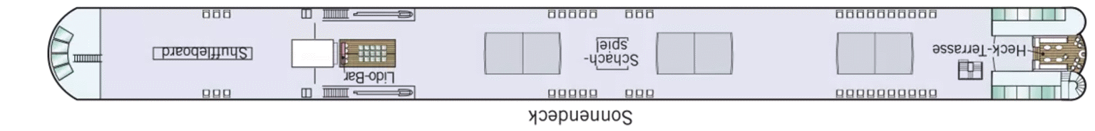 Deckplan Sonnendeck – Amadeus Star