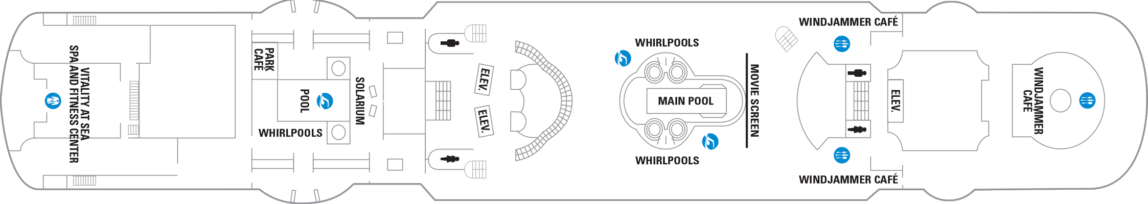 Deckplan Deck 9 – Vision of the Seas