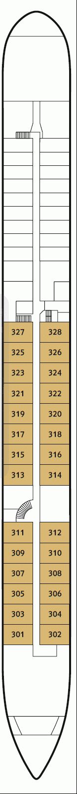 Deckplan Hauptdeck – Maxima