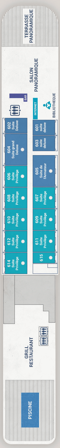 Deckplan Deck 6 – Le Lyrial