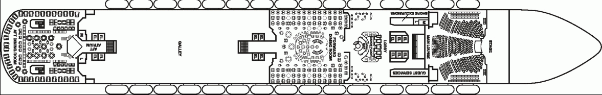 Deckplan Lobby Deck – Carnival Magic