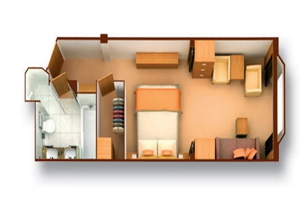 Ocean View Suite Grundriss