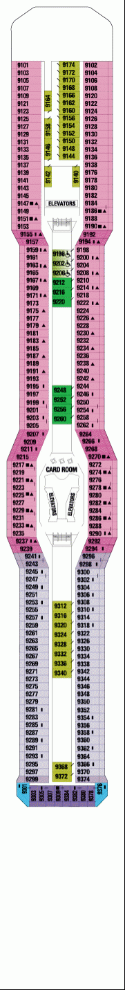 Deckplan Panorama Deck – Celebrity Silhouette