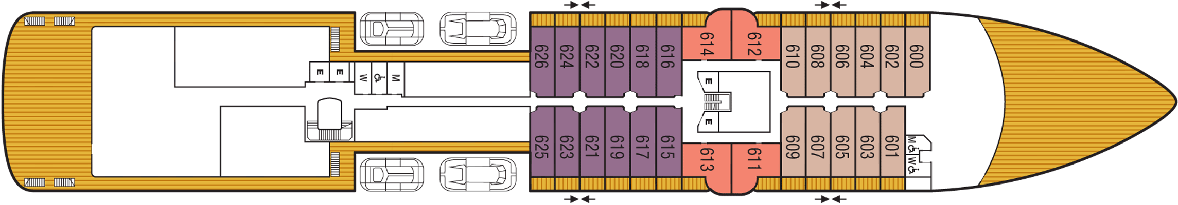 Deckplan Deck 06 – Seabourn Venture