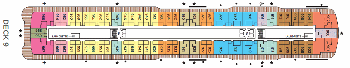 Deckplan Deck 9 – Seven Seas Splendor