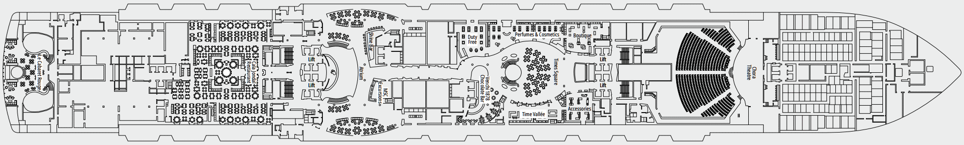 Deckplan 6 Ibiza – MSC Seascape