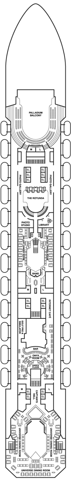 Deckplan Atlantic Deck – Carnival Sunshine