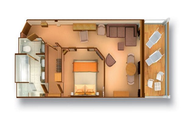 Penthouse Suite Grundriss