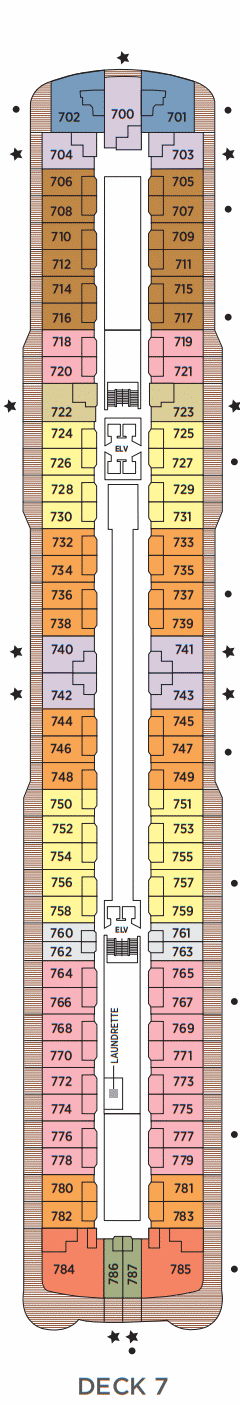 Deckplan Deck 7 – Seven Seas Grandeur