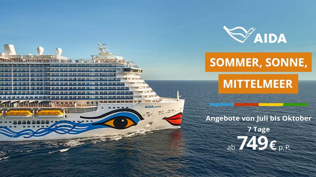 AIDA Sommer Sale - Mittelmeer  Adria