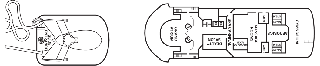 Deckplan Sports Deck – Carnival Sensation