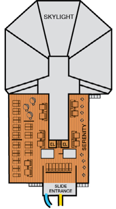 Deckplan Deck 14 – Carnival Radiance