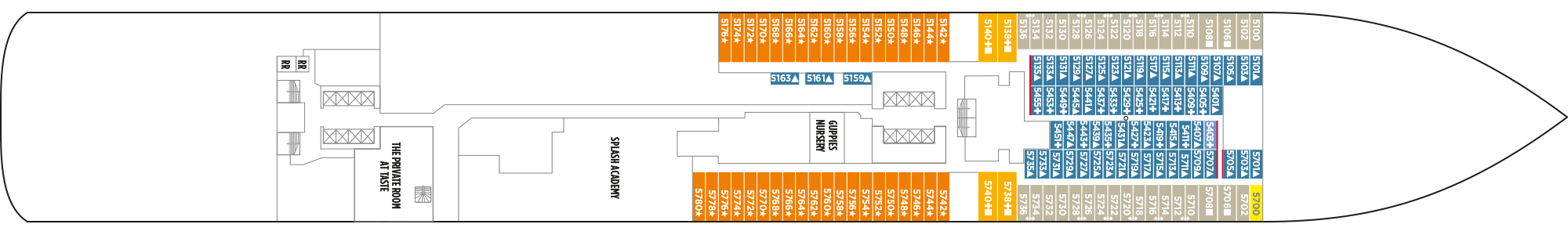 Deckplan Deck 05 – Norwegian Escape