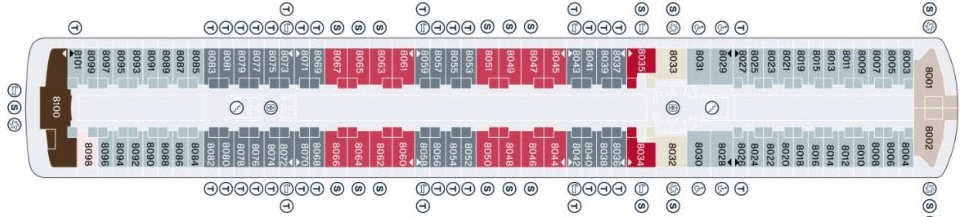 Deckplan Deck 8 – Explora II