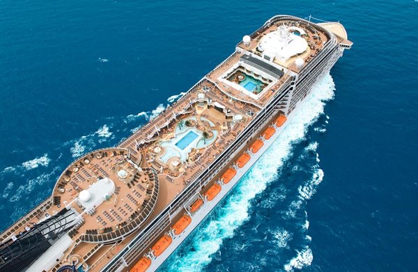 Das Deck der MSC Splendida