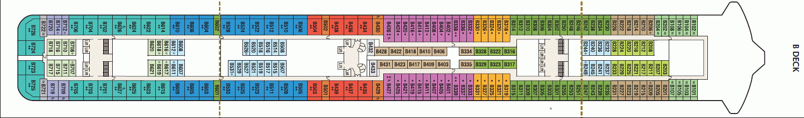 Deckplan B Deck – Britannia