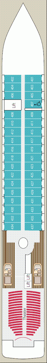 Deckplan Deck 4 – Soléal