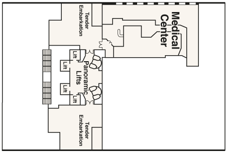 Deckplan Deck 4 Gala – Royal Princess