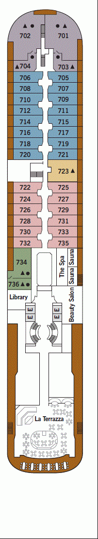 Deckplan Deck 7 – Silver Cloud