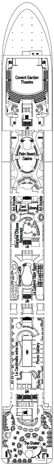 Deckplan Saxofono – MSC Orchestra
