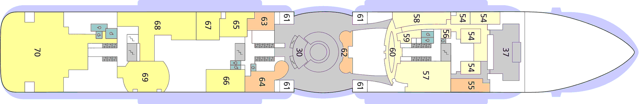 Deckplan Deck 6 – AIDAnova