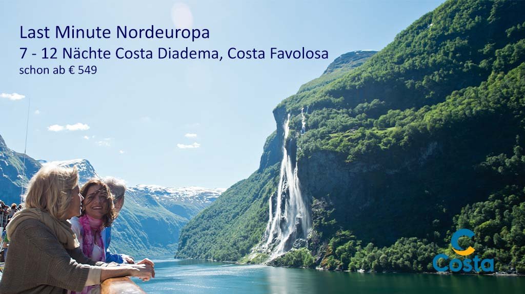 Costa - Nordeuropa - Last Minute