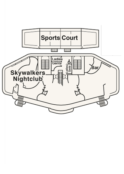 Deckplan Deck 17 - Sky – Diamond Princess