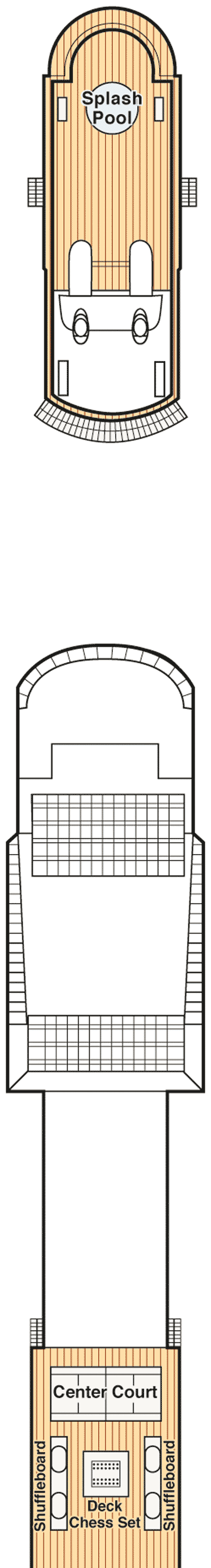 Deckplan Deck 16 Sports – Island Princess
