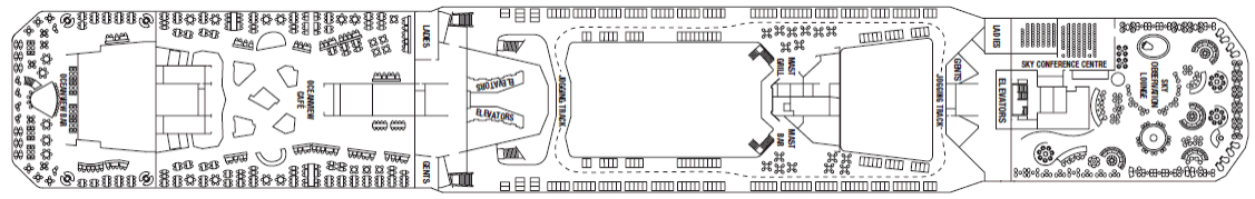 Deckplan Lido Deck – Celebrity Eclipse