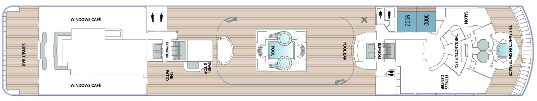 Deckplan Deck 9 – Azamara Quest