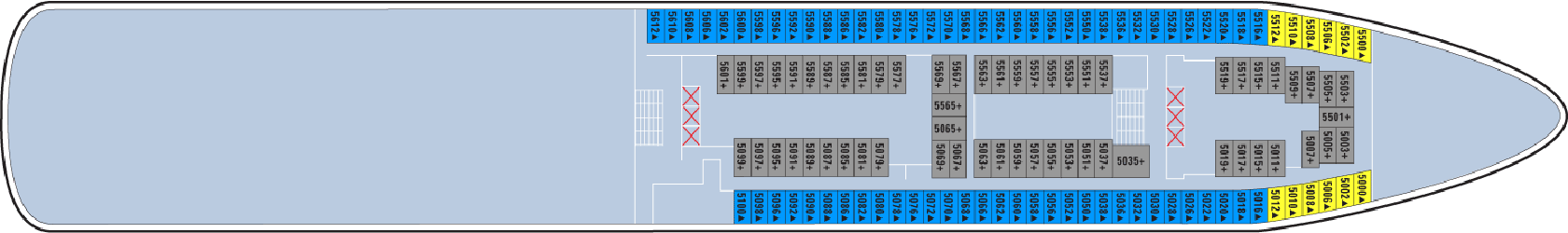 Deckplan Deck 05 – Norwegian Spirit