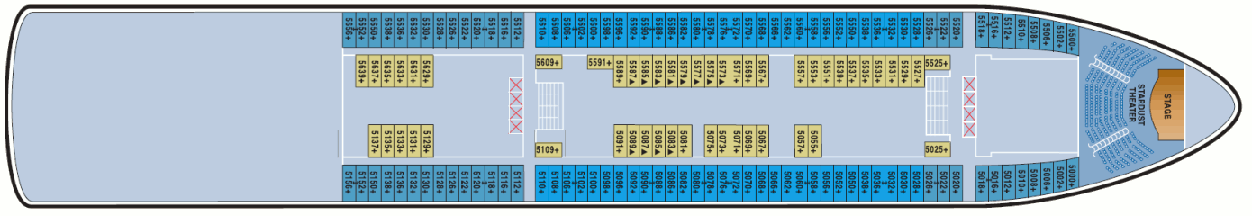 Deckplan Deck 05 – Norwegian Dawn