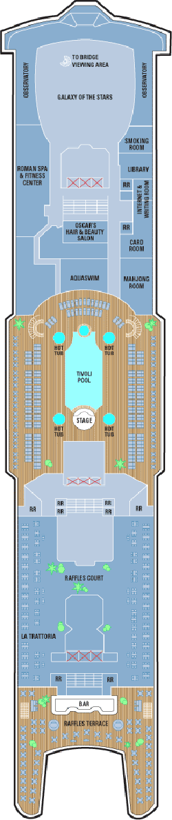 Deckplan Deck 12 – Norwegian Spirit