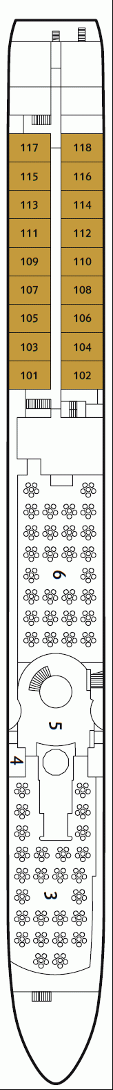 Deckplan Oberdeck – Maxima