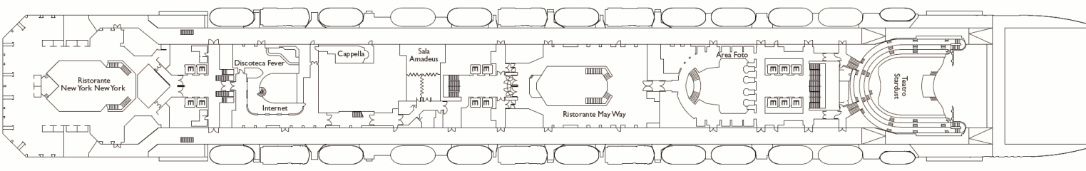 Deckplan Groove Deck – Costa Pacifica