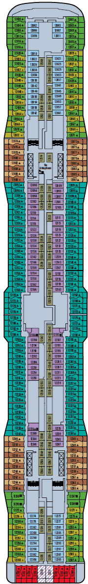 Deckplan Deck 12 – Norwegian Epic