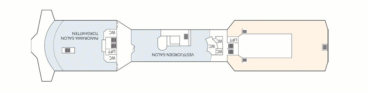 Deckplan Deck 7 – Nordnorge