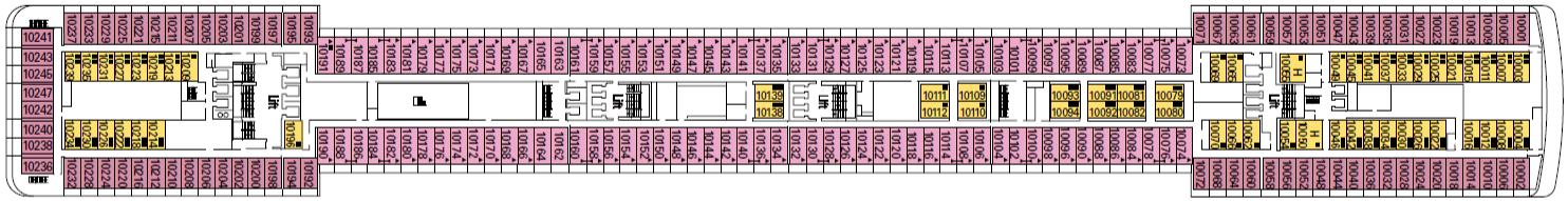 Deckplan Lira – MSC Orchestra