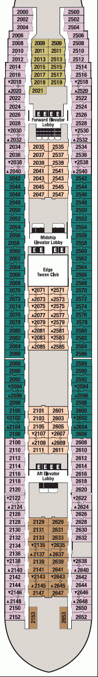 Deckplan Deck 2 – Disney Magic