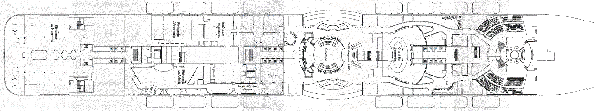 Deckplan Deck 6 – Costa Toscana