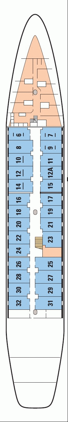 Deckplan Marie Galante Deck – Ponant