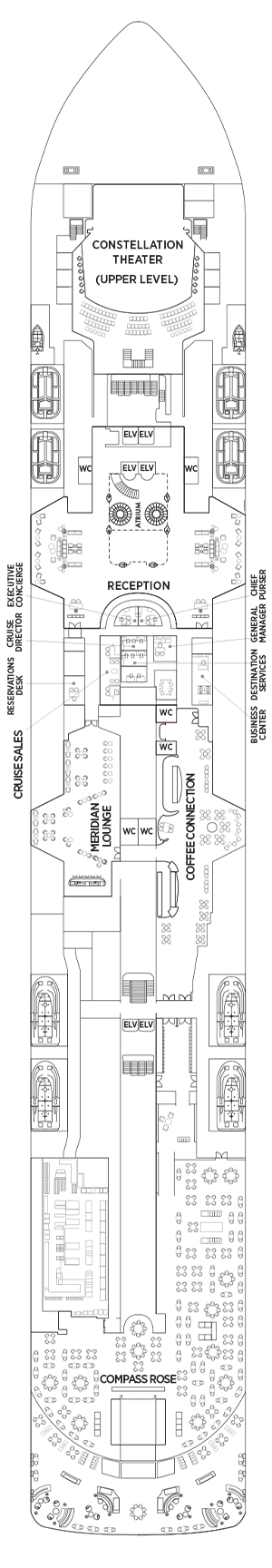 Deckplan Deck 5 – Seven Seas Prestige
