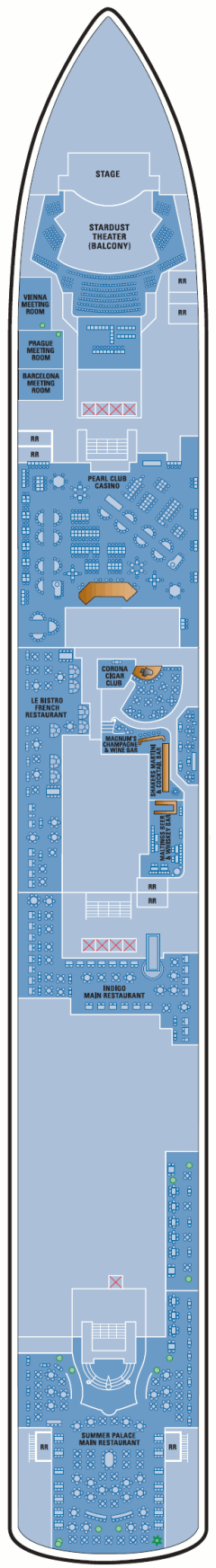 Deckplan Deck 06 – Norwegian Gem